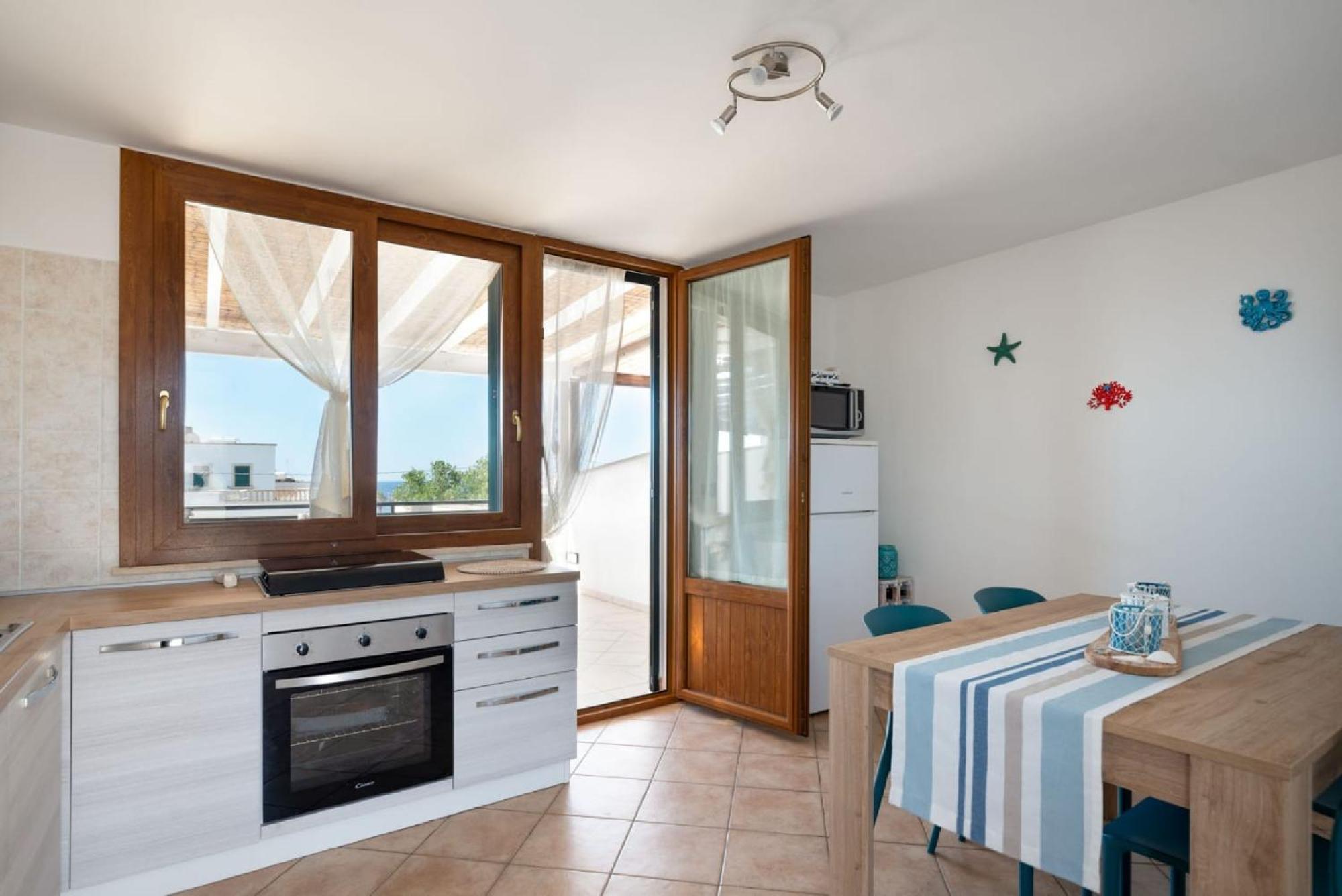 Casa Vacanze Orlando - Con Veranda Vista Mare A 200M Dal Mare Santa Maria di Leuca Eksteriør bilde